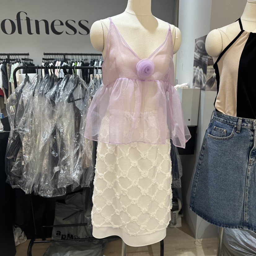 SOFTNESS韓國直郵女裝新款熱賣推薦真品25春夏人氣吊帶背心Softness/Cosmic吊帶/背心