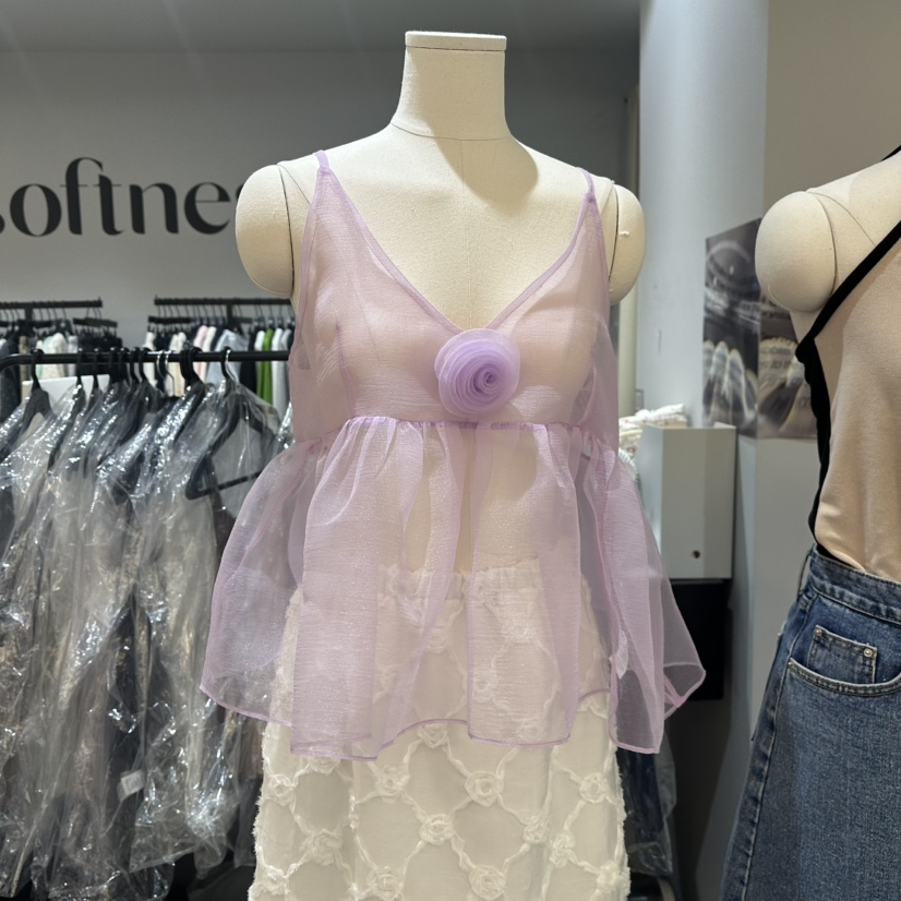 SOFTNESS韓國直郵女裝新款熱賣推薦真品25春夏人氣吊帶背心Softness/Cosmic吊帶/背心圖色3