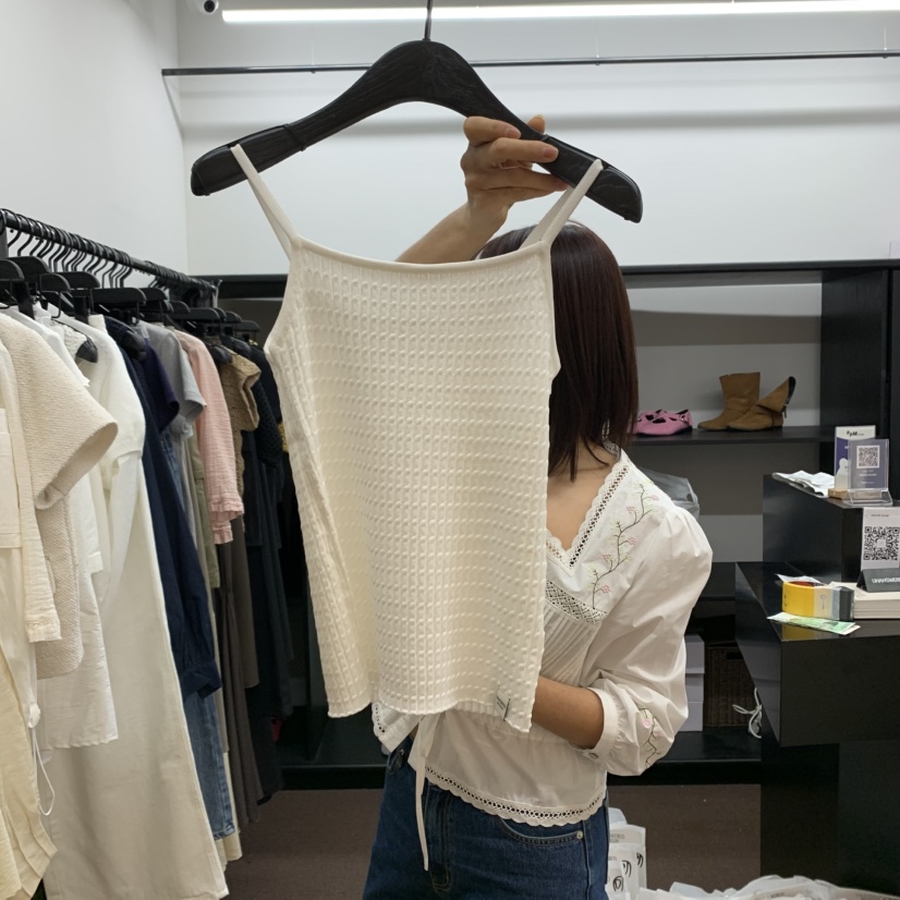 UNANSWERED-MYSTERY東大門直郵女士新品休閑職業時尚吊帶背心UNANSWERED/MYSTERY吊帶/背心圖色3