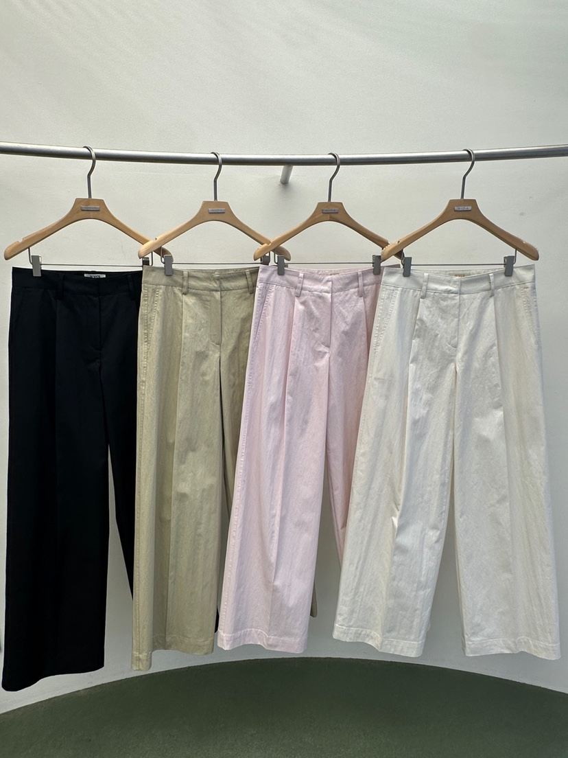 WIDA-P東大門直郵女士新品熱賣人氣推薦25春夏休閑職業休閑褲WIDA/RENEJ休閑褲