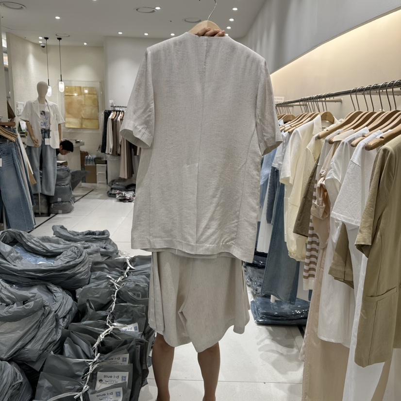 BLUEI-D韓國直郵女士新品時尚推薦25春夏職業真品套裝兩件套Blue i-d套裝