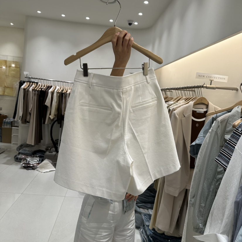BLUEI-D東大門實拍女士新品推薦職業真品25春夏人氣休閑短褲Blue i-d短褲