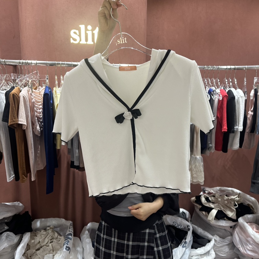 SLIT東大門直郵女士新品職業人氣熱賣25春夏真品休閑推薦T恤SLITT恤