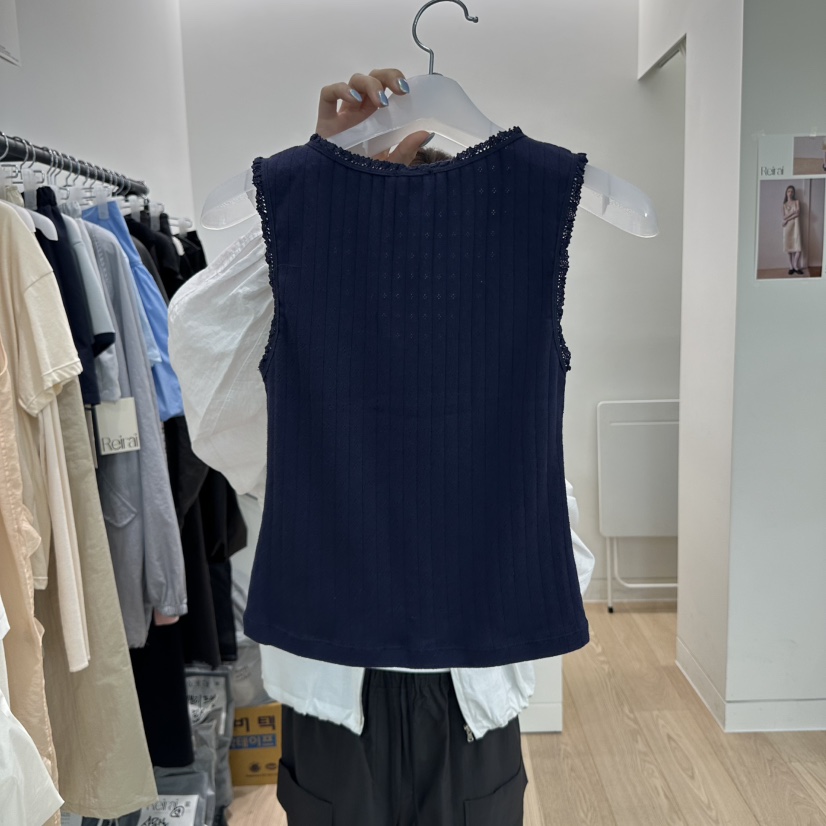 REIRAI韓國代購女士新品推薦人氣職業時尚熱賣吊帶背心蕾絲Reirai吊帶/背心