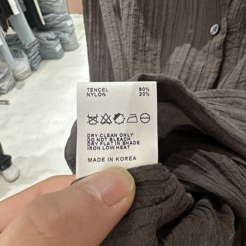 PITA韓國直郵女士新品真品職業推薦時尚25春夏襯衫蕾絲衫含腰繩THE VERLIN/piTa襯衫/蕾絲衫