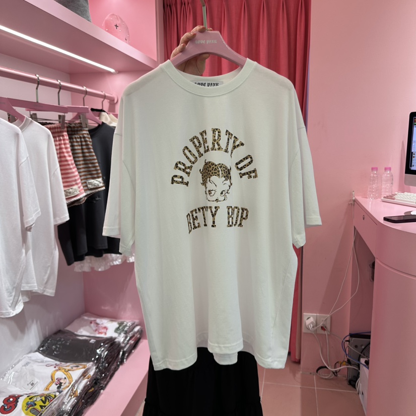 LOVE PINK韓國代購女裝新品職業25春夏熱賣人氣真品推薦T恤LOVE PINKT恤圖色1