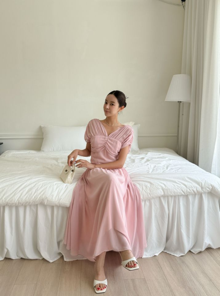 CATS東大門直郵女士新款時尚真品職業休閑25春夏連衣裙絲綢CAT.S連衣裙