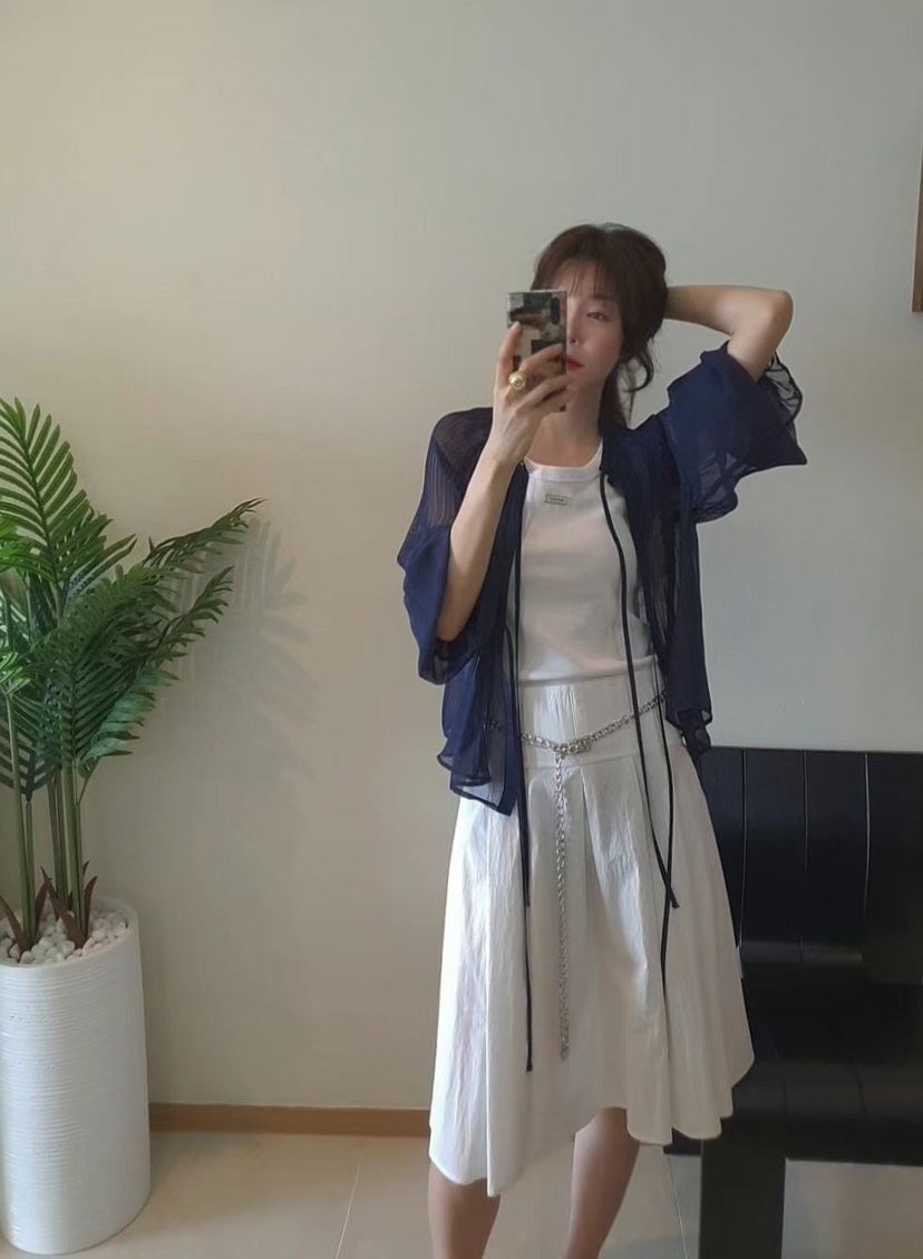 GENTLE B韓國代購女士新款休閑25春夏推薦時尚襯衫蕾絲衫開衫GENTLE B襯衫/蕾絲衫