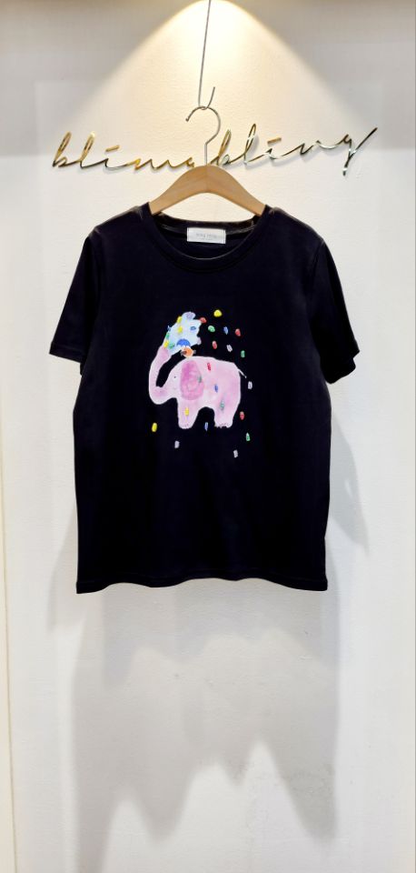BLING BLING-S東大門代購女裝新品熱賣時尚職業人氣休閑T恤BLING BLING-ST恤圖色2