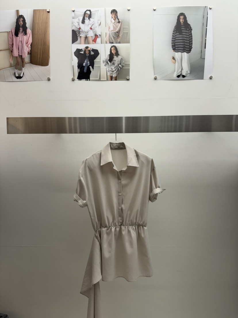 AMOOD東大門實拍女士新款職業25春夏推薦熱賣真品人氣連衣裙AMOOD連衣裙