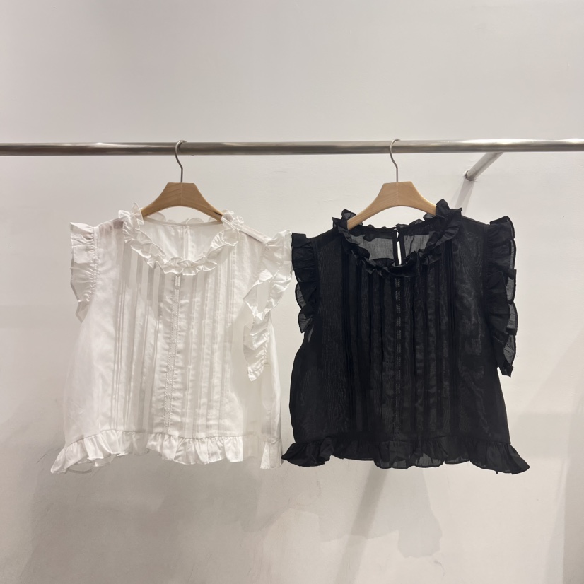 OLA東大門實拍女士新款休閑真品熱賣人氣職業時尚襯衫蕾絲衫mellor/OLA襯衫/蕾絲衫