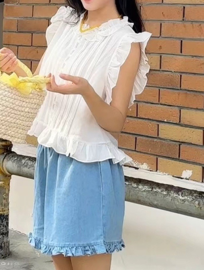 OLA東大門實拍女士新款休閑真品熱賣人氣職業時尚襯衫蕾絲衫mellor/OLA襯衫/蕾絲衫