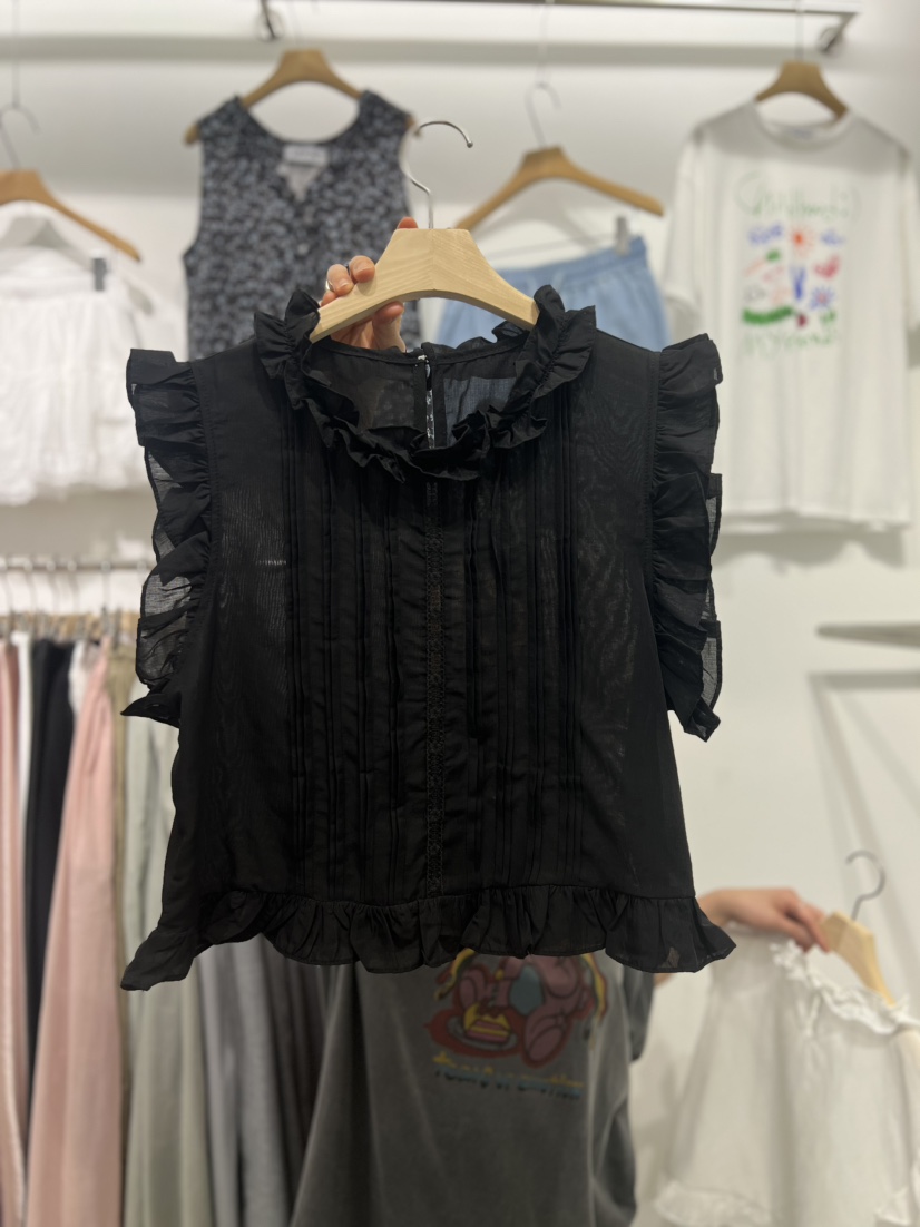 OLA東大門實拍女士新款休閑真品熱賣人氣職業時尚襯衫蕾絲衫mellor/OLA襯衫/蕾絲衫圖色2