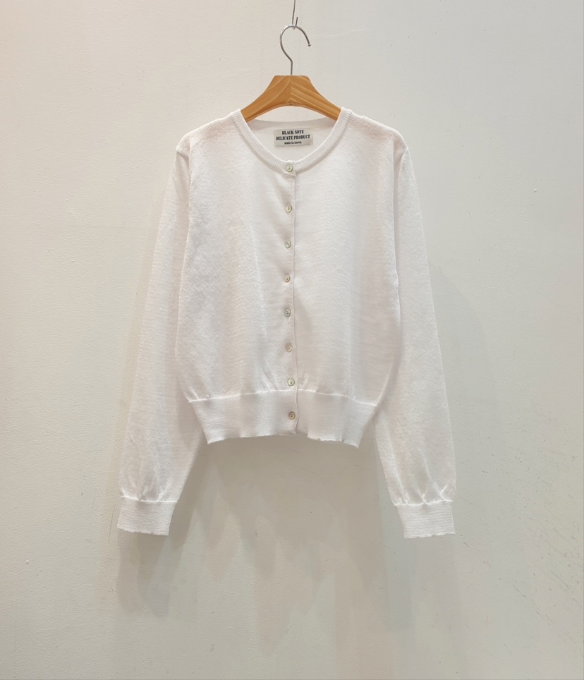 BLACK NOTE韓國代購女裝新品職業25春夏休閑針織衫亞麻開衫BLACK NOTE針織衫圖色2