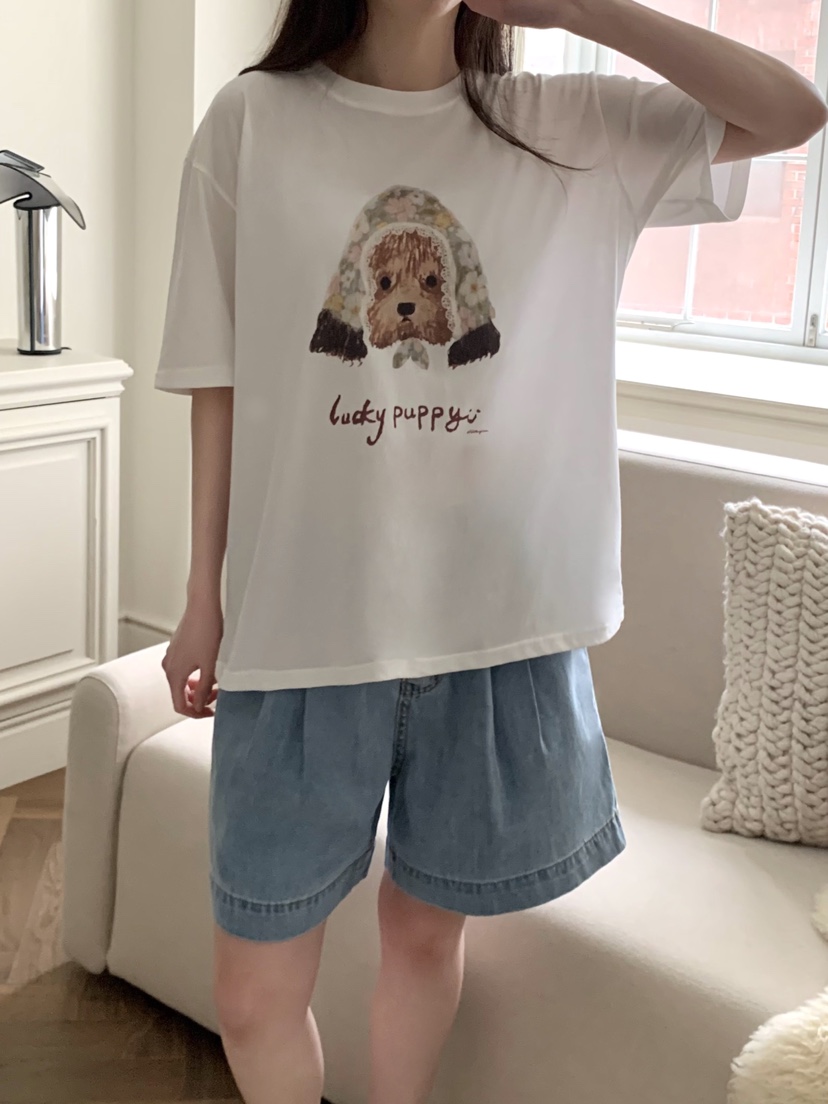 NOTTINGHAM韓國代購女裝新品人氣真品時尚職業休閑熱賣推薦T恤NOTTINGHAMT恤