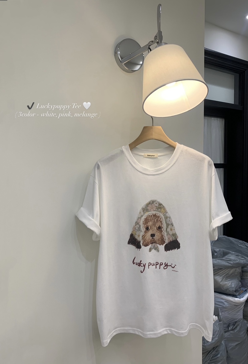 NOTTINGHAM韓國代購女裝新品人氣真品時尚職業休閑熱賣推薦T恤NOTTINGHAMT恤圖色2