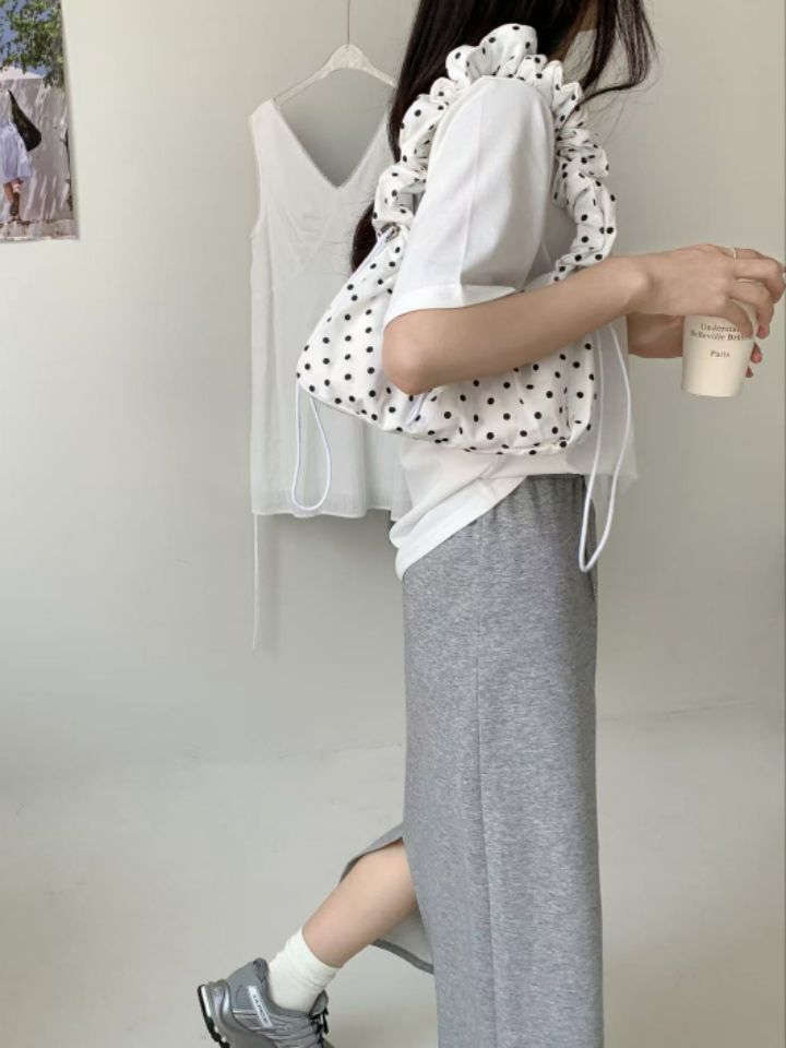 TROUVAILLE韓國直郵女士新品25春夏推薦人氣職業單肩斜跨包TROUVAILLE單肩/斜跨包