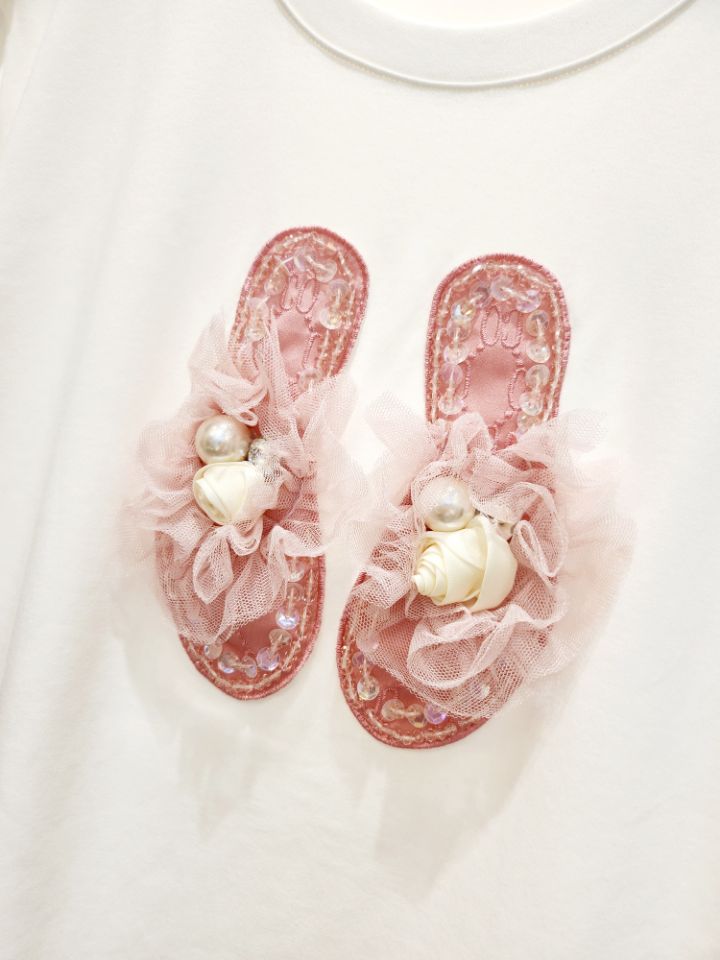 BLING BLING-S東大門實拍女士新品職業人氣熱賣25春夏T恤漁網BLING BLING-ST恤