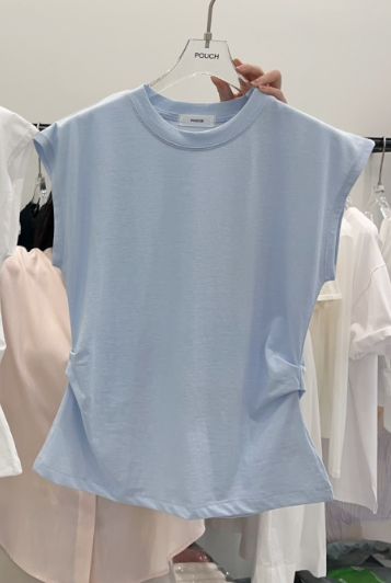 POUCH韓國代購女裝新款推薦真品25春夏職業人氣休閑吊帶背心POUCH吊帶/背心圖色2