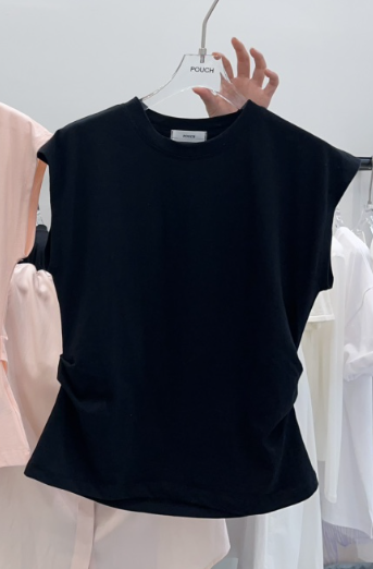 POUCH韓國代購女裝新款推薦真品25春夏職業人氣休閑吊帶背心POUCH吊帶/背心圖色4