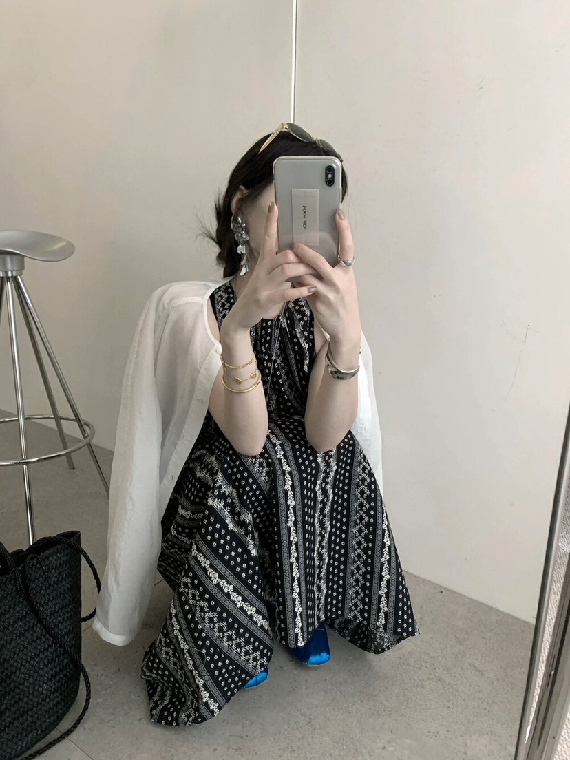 OLA韓國代購女裝新品真品推薦時尚25春夏休閑人氣熱賣連衣裙mellor/OLA連衣裙