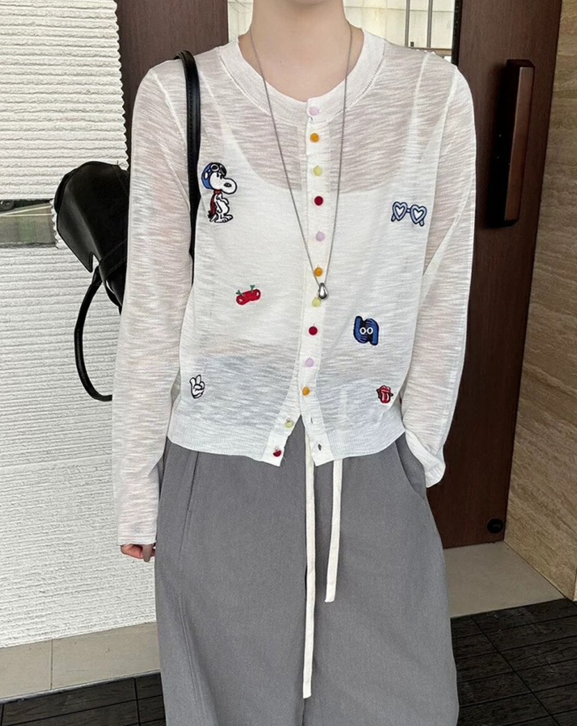 OLA韓國直郵女裝新品人氣25春夏真品時尚職業休閑推薦針織衫mellor/OLA針織衫