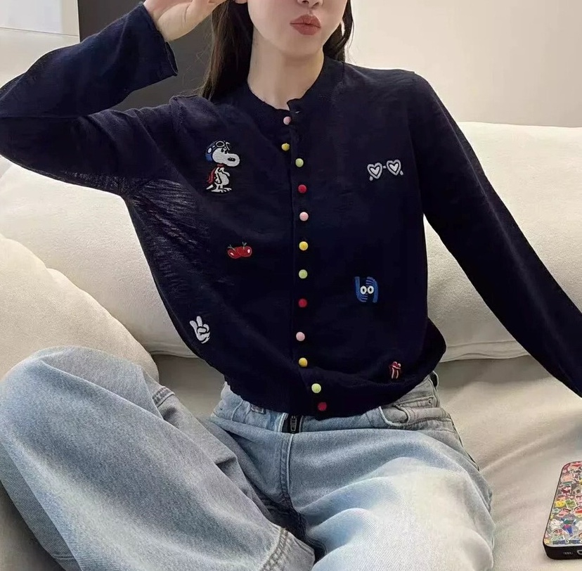 OLA韓國直郵女裝新品人氣25春夏真品時尚職業休閑推薦針織衫mellor/OLA針織衫