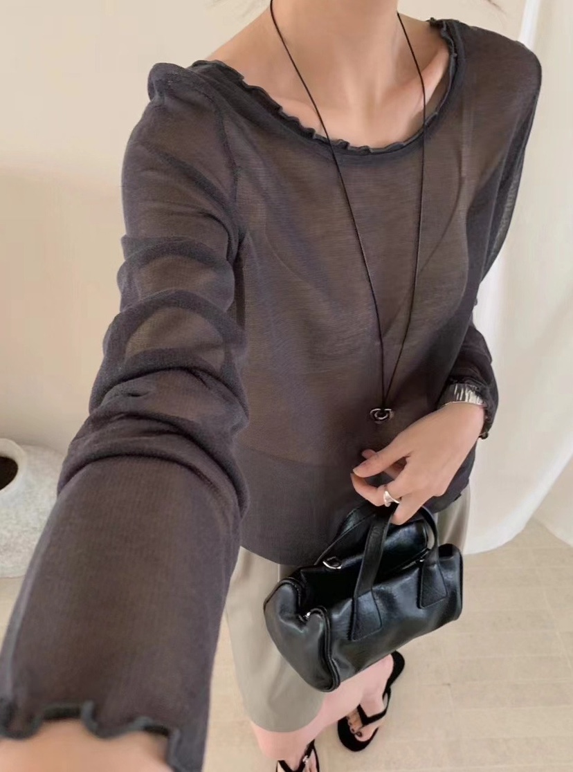 OLA東大門代購女士新品時尚人氣熱賣休閑職業25春夏真品針織衫mellor/OLA針織衫