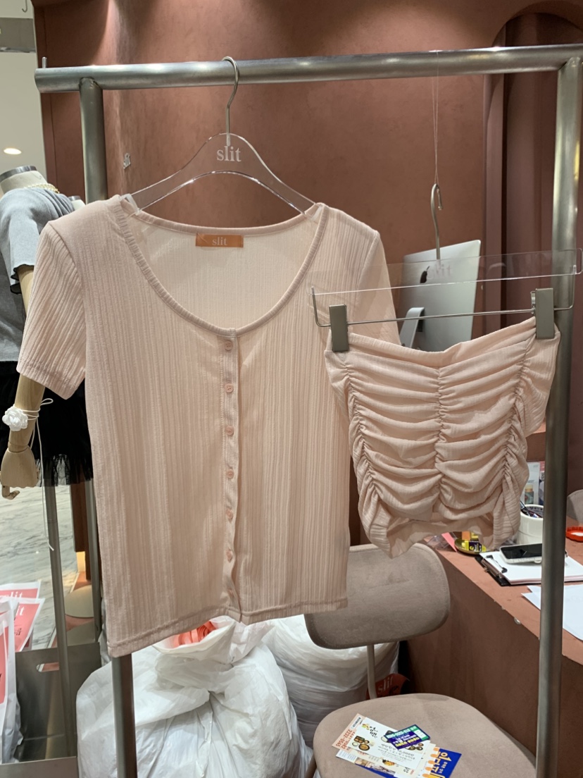 SLIT韓國代購女士新品25春夏人氣真品職業時尚熱賣休閑套裝SLIT套裝