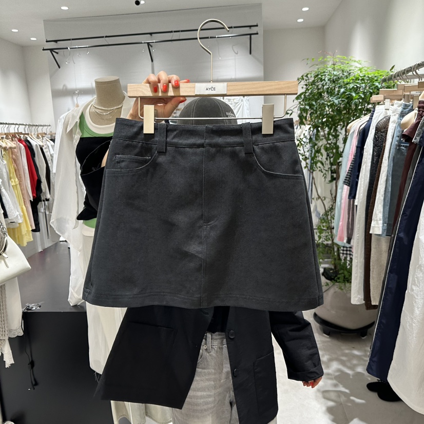 AYCE東大門代購女士新款25春夏時尚人氣職業休閑熱賣裙褲棉質101SHOWROOM/AYCE裙褲圖色2