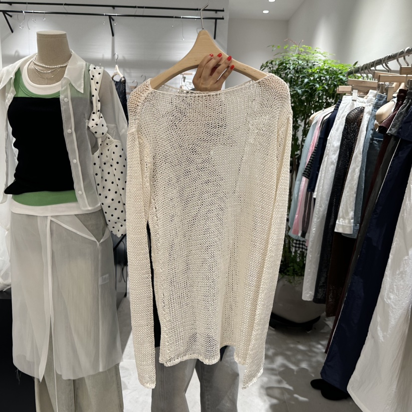 AYCE東大門直郵女士新款真品推薦人氣熱賣時尚25春夏針織衫亞麻101SHOWROOM/AYCE針織衫