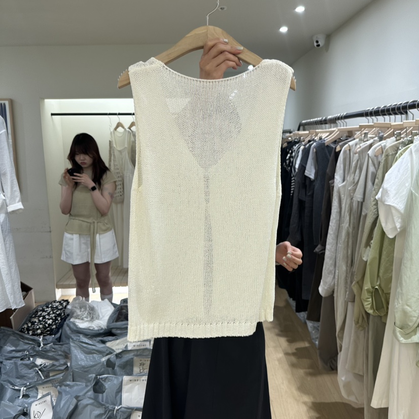 WINSOME韓國代購女士新款休閑25春夏人氣真品推薦職業時尚馬甲WINSOME馬甲