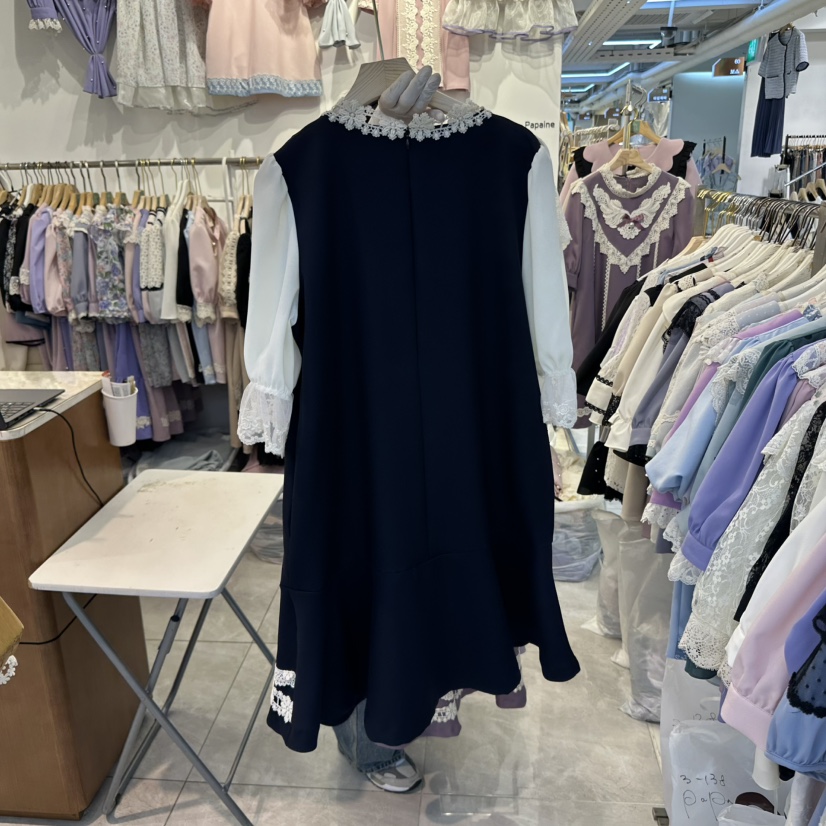 PAPA東大門實拍女士新品熱賣休閑推薦職業人氣真品時尚連衣裙PAPA連衣裙