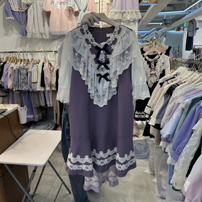 PAPA東大門實拍女士新品熱賣休閑推薦職業人氣真品時尚連衣裙PAPA連衣裙圖色1