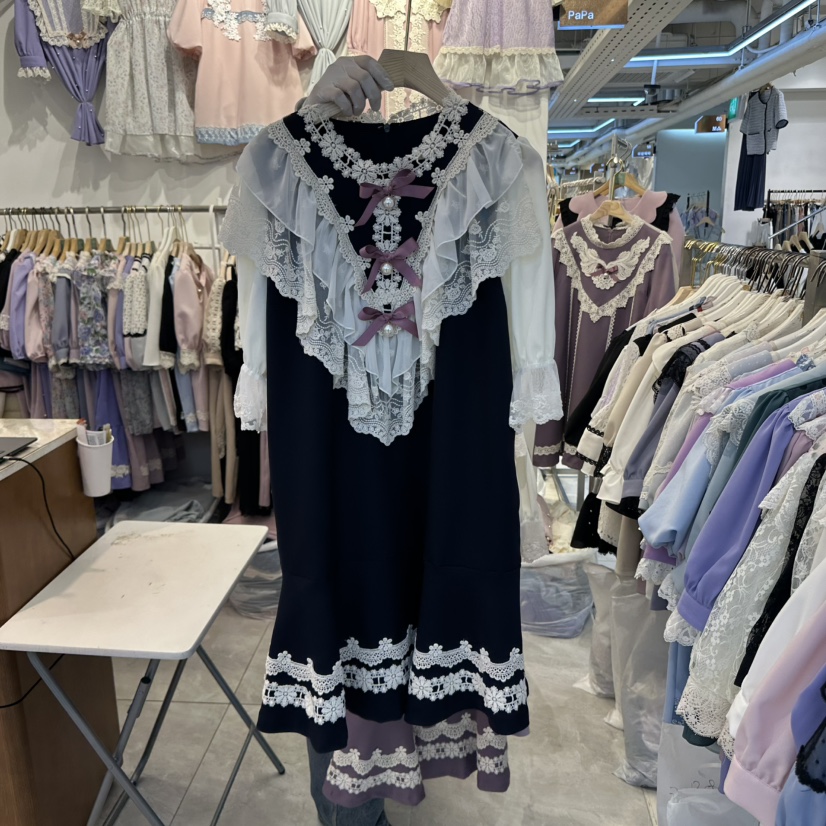 PAPA東大門實拍女士新品熱賣休閑推薦職業人氣真品時尚連衣裙PAPA連衣裙圖色2