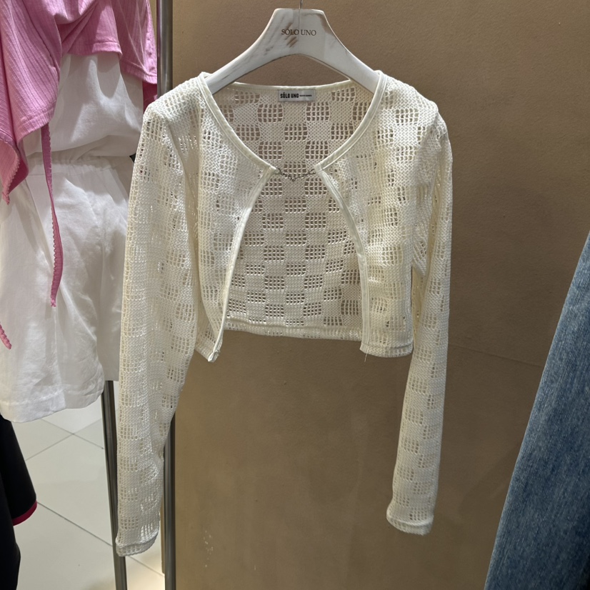 SOLOUNO東大門代購女裝新品真品休閑人氣推薦職業針織衫開衫SOLOUNO針織衫