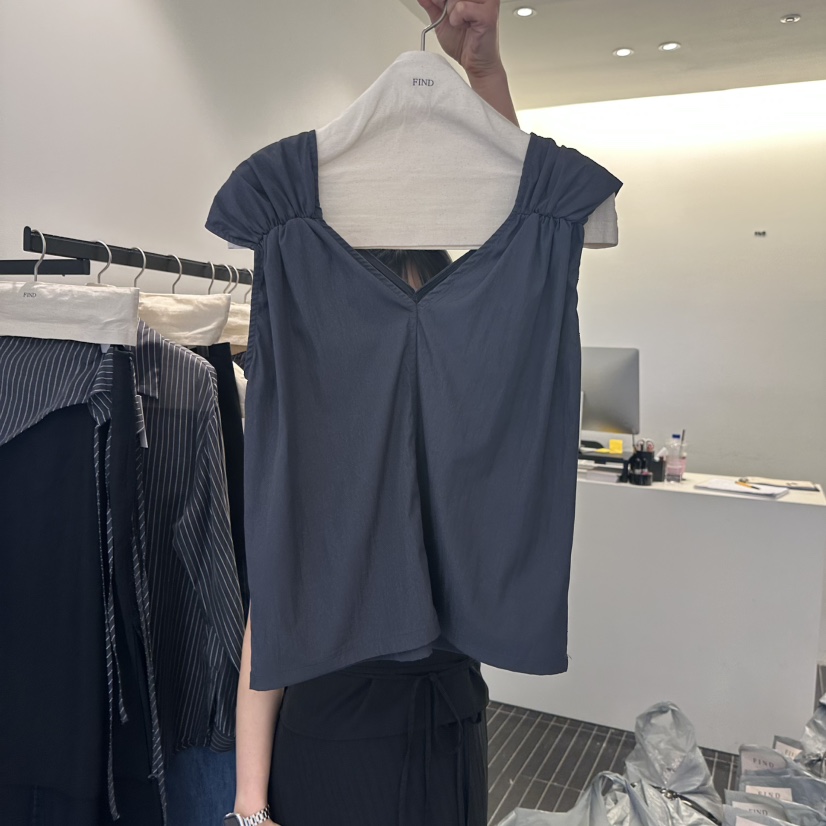 FIND-P韓國直郵女裝新款職業人氣真品休閑熱賣時尚襯衫蕾絲衫FIND-P襯衫/蕾絲衫圖色3