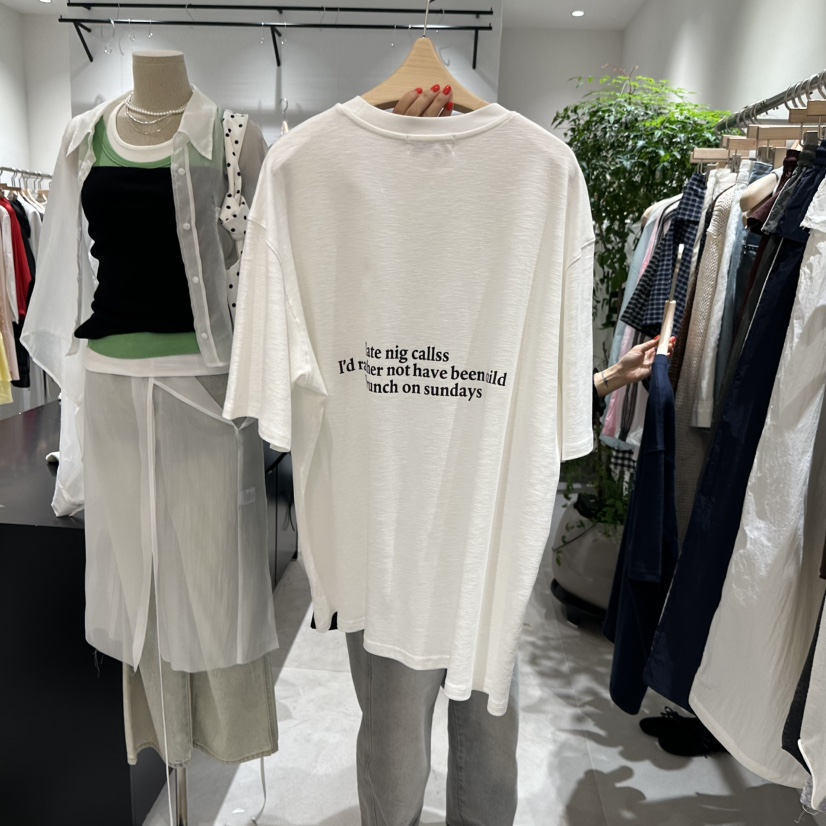 AYCE東大門代購女裝新款時尚職業人氣真品推薦25春夏休閑T恤101SHOWROOM/AYCET恤