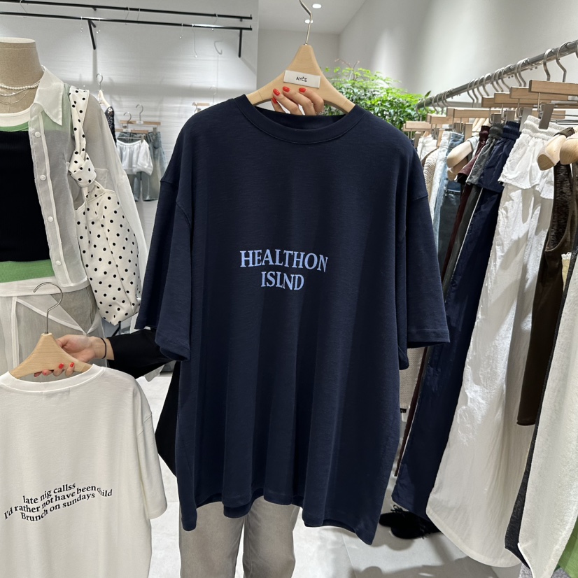 AYCE東大門代購女裝新款時尚職業人氣真品推薦25春夏休閑T恤101SHOWROOM/AYCET恤圖色2