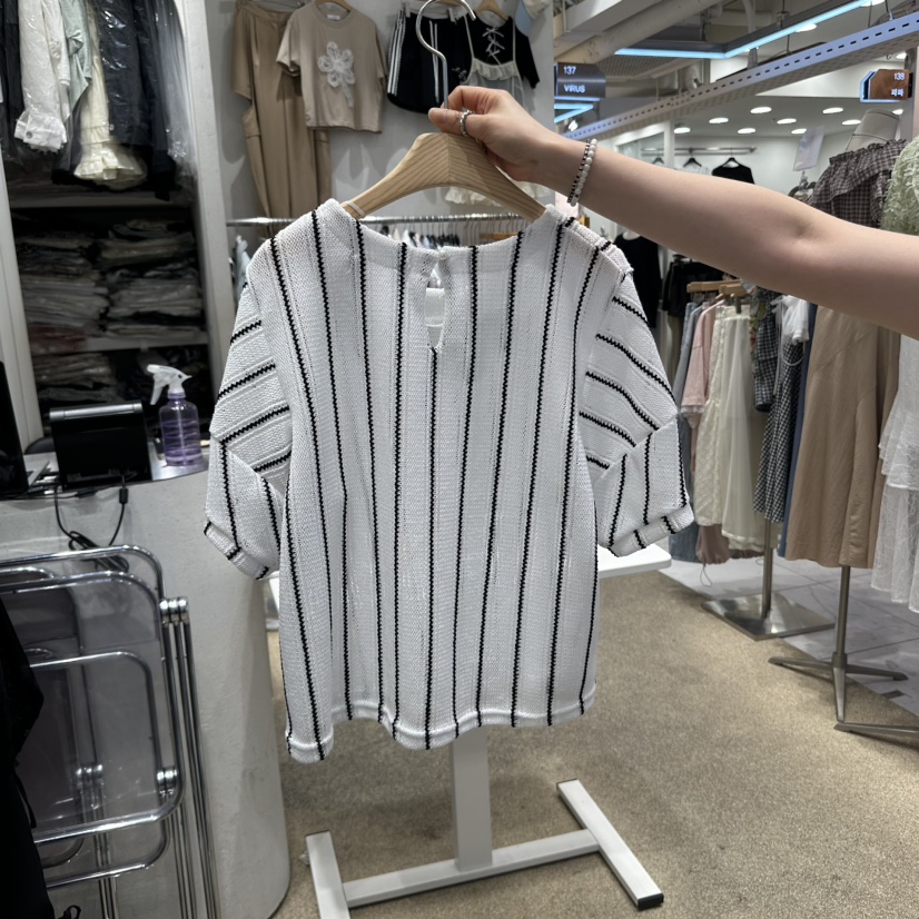 VIRUS東大門代購女士新品人氣職業時尚休閑25春夏襯衫蕾絲衫VIRUS襯衫/蕾絲衫