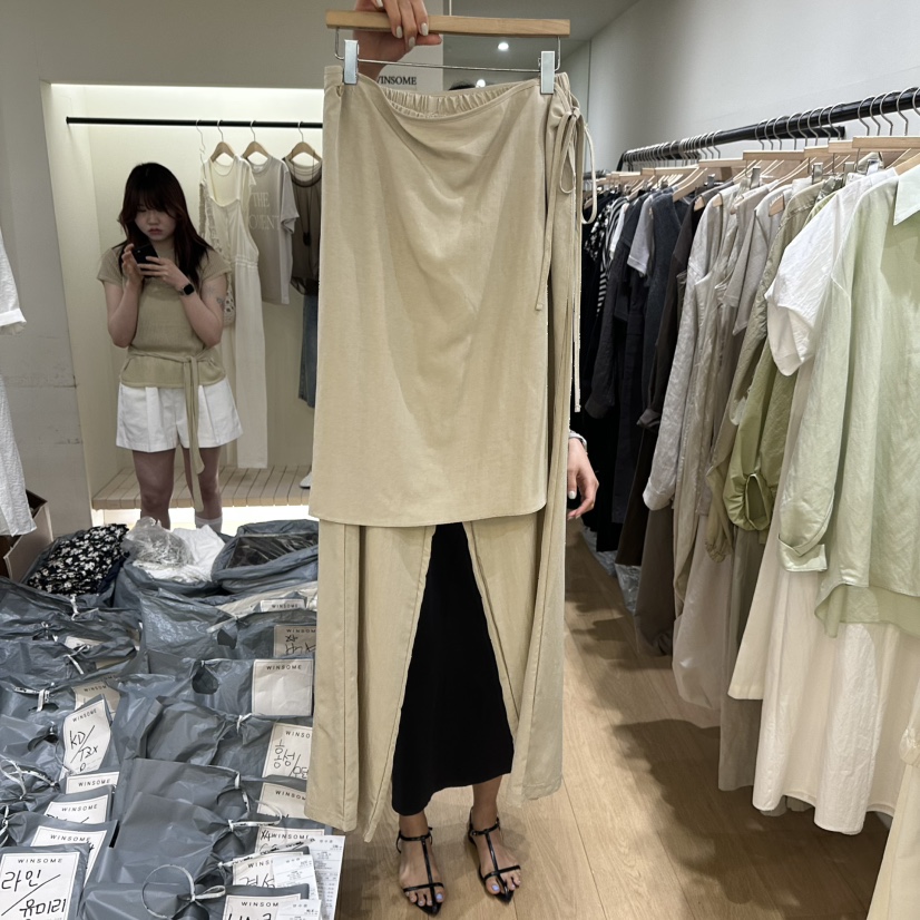 WINSOME東大門實拍女裝新款職業真品休閑推薦熱賣時尚25春夏裙褲WINSOME裙褲圖色2