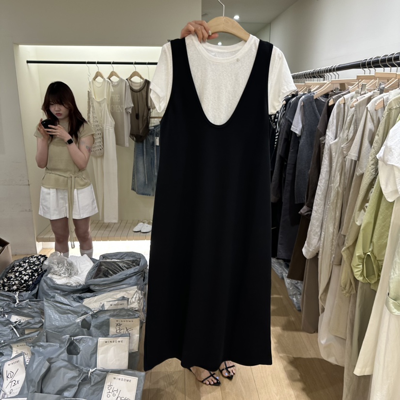 WINSOME韓國直郵女士新款推薦職業休閑熱賣25春夏時尚連衣裙WINSOME連衣裙圖色3