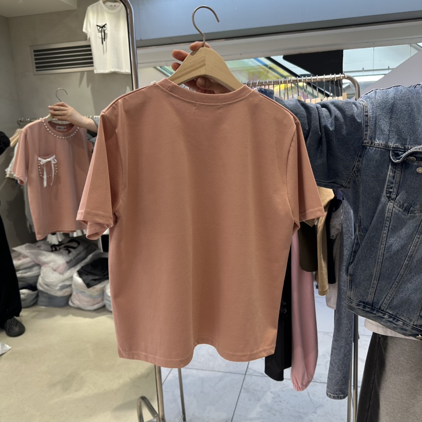 BONITA-Q韓國代購女士新品熱賣25春夏時尚推薦職業T恤口袋BONITA-QT恤