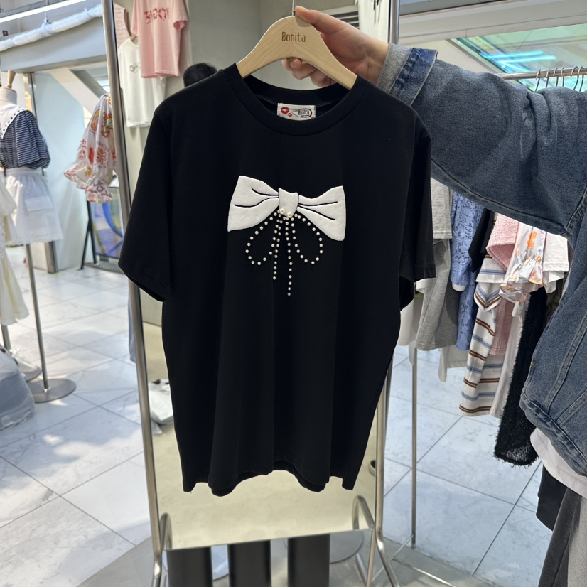 BONITA-Q東大門直郵女裝新品熱賣推薦休閑職業真品時尚T恤BONITA-QT恤圖色2