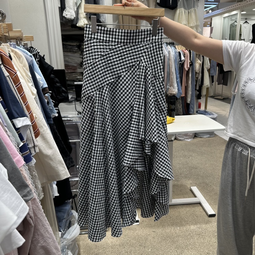 VIRUS東大門實拍女士新款人氣職業真品25春夏休閑時尚推薦長裙VIRUS長裙圖色3