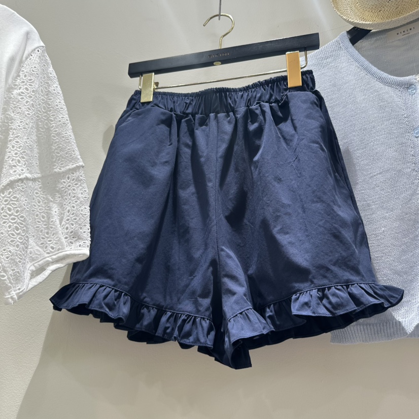 BIKINI東大門實拍女士新款職業真品25春夏休閑時尚短褲荷葉邊BIKINI短褲圖色3