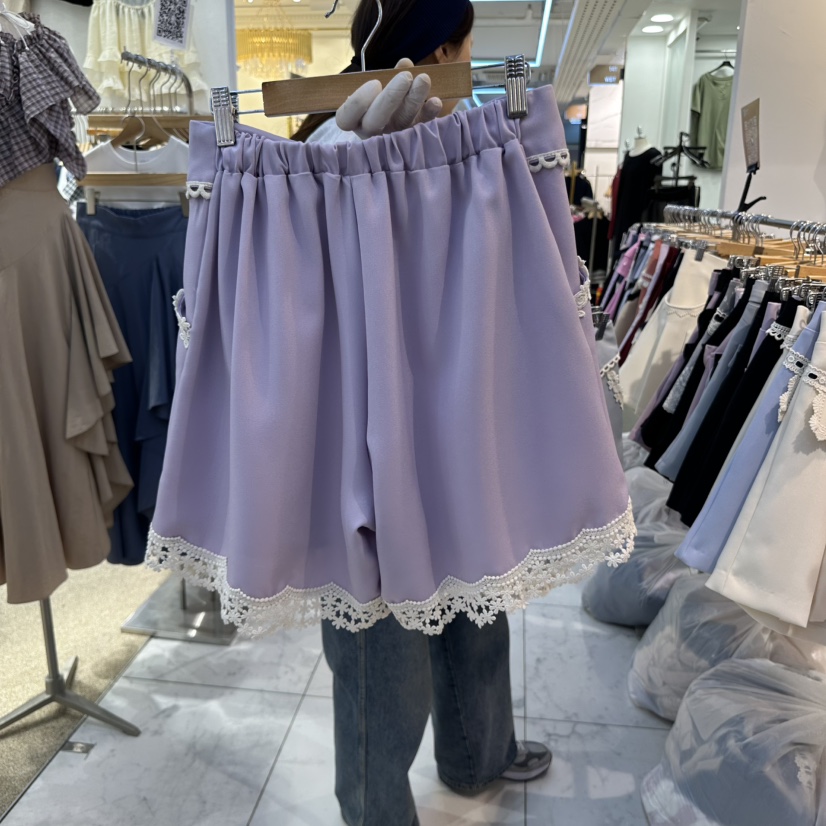 PAPA東大門代購女裝新品真品推薦時尚25春夏人氣職業休閑短褲PAPA短褲