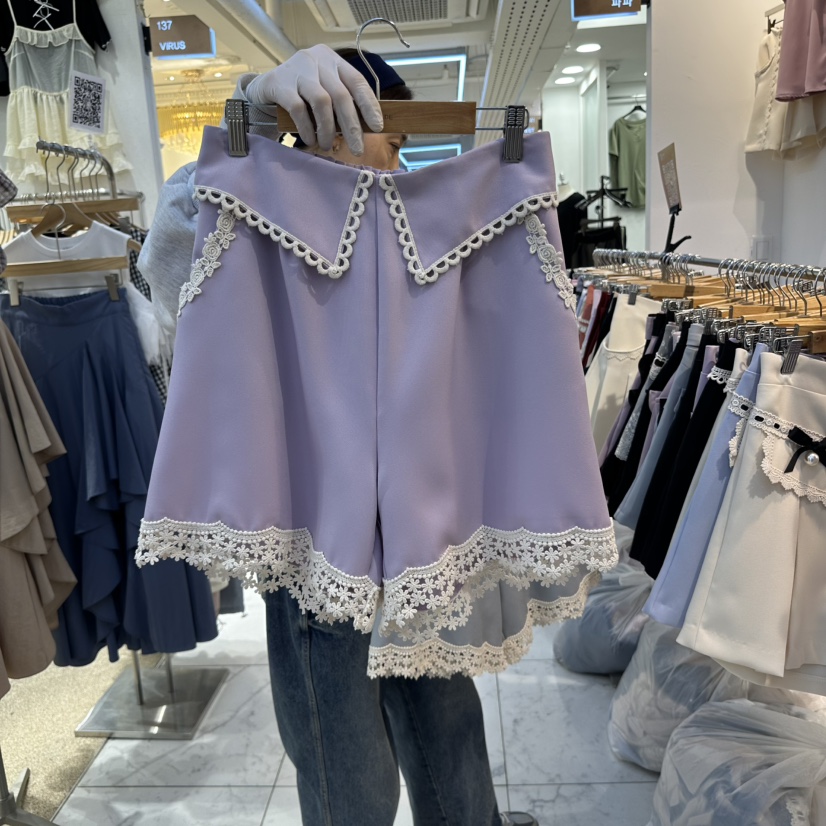 PAPA東大門代購女裝新品真品推薦時尚25春夏人氣職業休閑短褲PAPA短褲圖色2