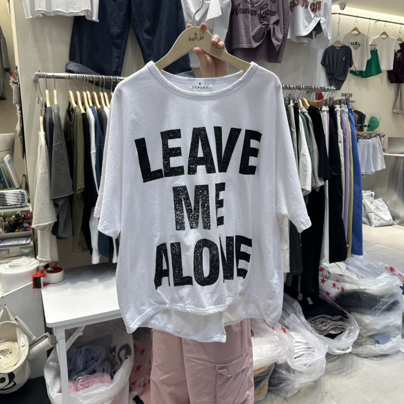 REPLAY韓國直郵女士新品25春夏休閑時尚熱賣推薦人氣職業T恤REPLAYT恤