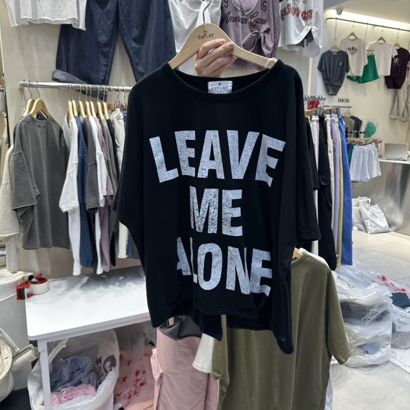 REPLAY韓國直郵女士新品25春夏休閑時尚熱賣推薦人氣職業T恤REPLAYT恤圖色3